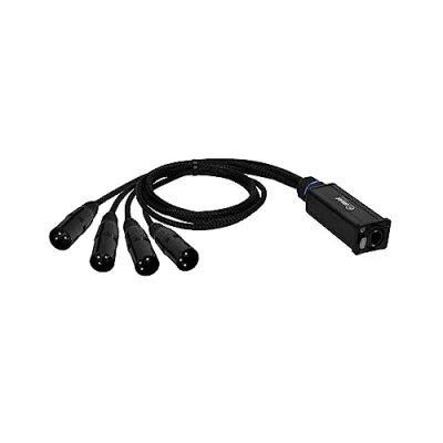 Image de Adam Hall Cables 4 STAR CATBOX XM3 Audio &amp; DMX, adaptateur AES/EBU vers XLR Cat 3 pôles mâle