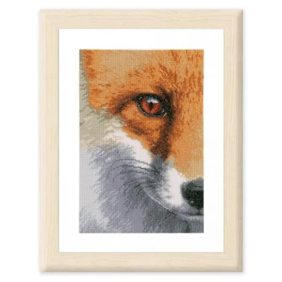Image de Lanarte Fuchs Kit de Broderie au Point Croix, Coton, Multicolore, ca. 18 x 27 cm / 7,2&quot; 10,8&quot;
