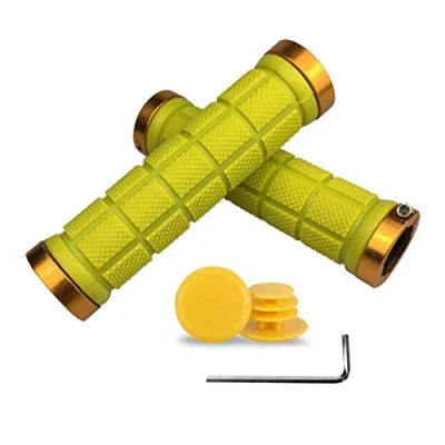 Image de PLATT Paire de poignées du vélo ergonomiques en Caoutchouc Souple antidérapant,Grip for MTB Bicycle