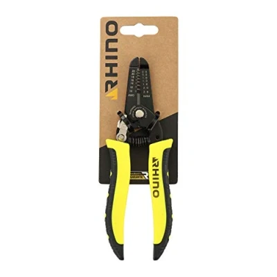 Image de RHINO pince à sertir, cosses 200 mm Permet de sertir tous types ou d&#039;embouts câblage (Professionnel / Particulier) Longueur Garantie 5 ans