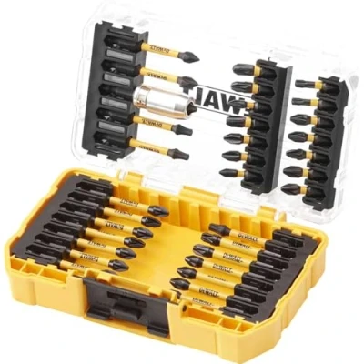 Image de DeWalt DT70746T QZ Coffret Toughcase 34 Pièces Embouts de Vissage Flextorq Pour Perceuse Visseuse Argent