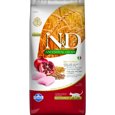 Image de N&amp;D Ancestral Grain nourriture pour le chat castré Poulet 5 kg