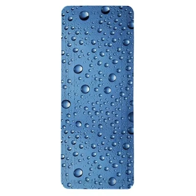 Image de Kleine Wolke 5313769001 Bubble Tapis de Bain Antidérapant Bleu 36 x 92 cm