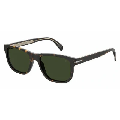 Image de DAVID BECKHAM Homme DB 1045/S 086/QT Lunettes de soleil Acétate Havane Vert Carré