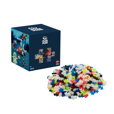 Image de PLUS 600 Briques de Construction Multicolore, Phosphorescent Jeu pour Enfant Dès 5 Ans Jouet Éducatif et Ludique Fille Garçon PP3974