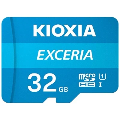 Image de KIOXIA 32GB Exceria U1 Class 10 Carte microSD LMEX1L032GG2