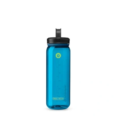 Image de Hydrapak RECON (750mL) Bleu Bouteille d&#039;eau en plastique 50% recyclée, écologique et sans BPA, bouchon à vis débit régulier, facile transporter