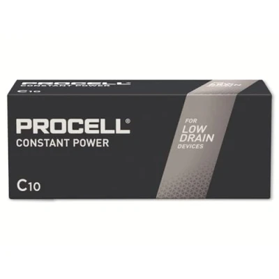 Image de Lot de 10 Piles alcalines Baby C LR14 1,5 V Procell Constant