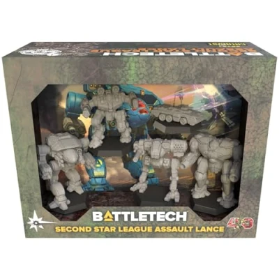 Image de Catalyst Game Labs BattleTech Miniatures Second Star League Assault Lance Expansion Miniature Ages 14+