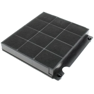 Image de Wpro Filtre à charbon actif CHF15/1 225 x 210 mm Modèle 15 Pour hotte aspirante Whirlpool Bauknecht Ignis Privileg Indesit Hotpoint Kitchenaid 48400008575