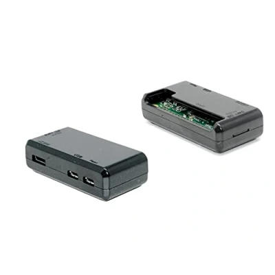 Image de SB Haute qualité Raspberry Pi Zero Étui Transparent/Transparent Accés à Tous Les Ports monté in 30 Secondes Ouvert and Fermé Noir