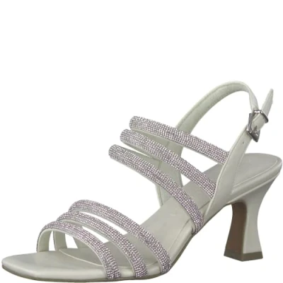 Image de MARCO TOZZI Femme Damen 2 28016 30 Sandale à Talon, Crème (Cream Comb), 39 EU