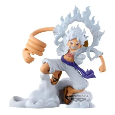 Image de Banpresto Figurine d&#039;action à Collectionner Monkey D. Luffy One Piece FL Gear5 Volume 1, 10 cm BP89477P Multicolore, Optimal pour Les Fans d&#039;Anime
