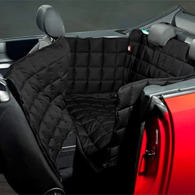 Image de Doctor Bark Couverture pour Décapotables/Coupés résistant aux Rayures, Forme Stable, Robuste Lavable á 95C en différentes Tailles et Couleurs (S, Noir)
