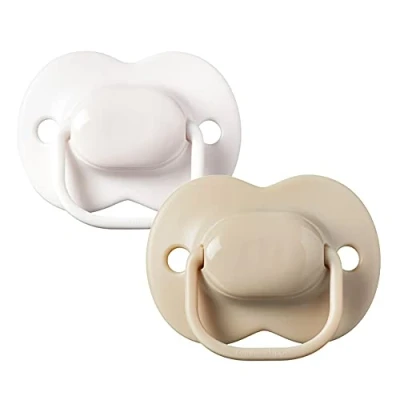 Image de Tommee Tippee Cherry latex Lot de 2 tétines 0 6 mois avec sac en 100% naturel