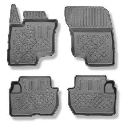 Image de Mossa Tapis de Sol en TPE adapté pour Mitsubishi Eclipse Cross SUV (03.2021 ) Voiture Noir G