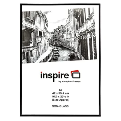Image de Cadre Photo format A2 The Album Company 42 x 59 cm Noir A2MARBL