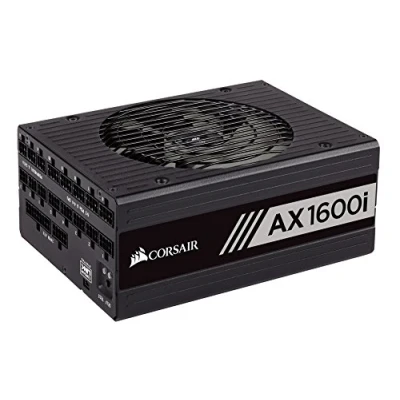 Image de Corsair AX1600i Alimentation numérique entièrement modulaire (1600 watts, certifiée 80+ Titanium) Noir