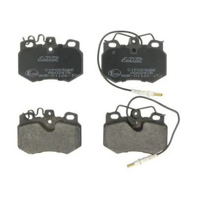 Image de ABE C1P003ABE Jeu de plaquettes frein Essieu avant contact signal d&#039;usure inclus PEUGEOT: 306 3/5 portes, 205 II 309 portes