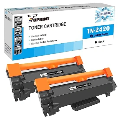 Image de TN2420 TN 2420 Cartouches de Toner Compatibles Haute Capacité 3000 Page 2 Noirs pour Brother HL L2310D L2350DW L2370DN L2375DW DCP L2510D L2530DW L2550DN MFC L2710DN L2710DW L2730DW L2750DW Imprimante