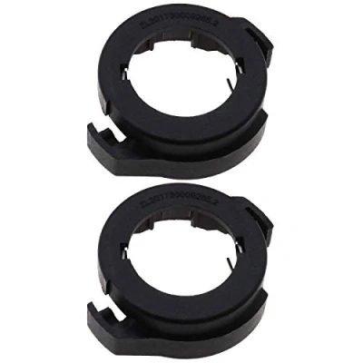 Image de Create idea 2 pièces HID H7 LED ampoule Base adaptateur support phare douille Clips de retenue noir Compatible avec Magotan Espace MK3