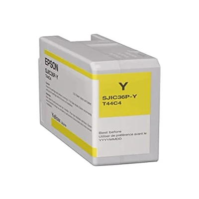 Image de Epson SJIC36P(Y) Jaune Cartouche d&#039;encre