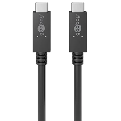 Image de Goobay Câble USB 3.2 Gen. 2x2 Type C (M/M) Power Delivery 1 m charge et synchronisation Mâle /