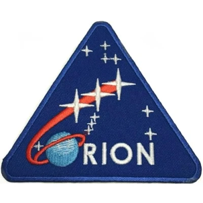 Image de Patch brodé motif Nasa Orion (95 mm) à coudre ou thermocoller Astronaute combinaison spatiale souvenir fantaisie arts créatifs