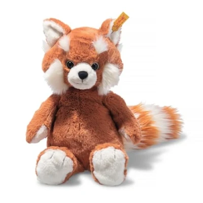 Image de Steiff Red Soft Cuddly Friends Panda Roux Benji, 075537, Ginger, 28 cm