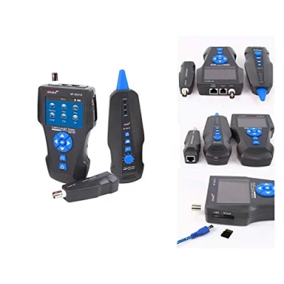 Image de KALEA INFORMATIQUE Testeur Professionnel TDR Réseau RJ45 RJ11 USB BNC : Mesure, Cartographie, Repère, Teste PoE, Le PING. Enregistrement et Export. Batteries Lithium