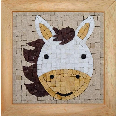 Image de Trois petits points Mosaic Box Horse Face GEANT, 6192459602608, Universel
