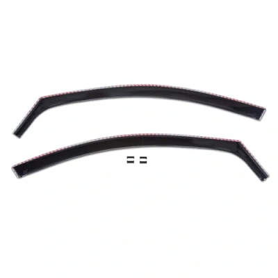 Image de GP Deflecteurs d&#039;air Déflecteurs de Fenêtre Latérale Compatible avec Carawelle/Trans Porter/Multivan T5 2003 2015, Ensemble 2 pièces, Aérodynamique, Noir, Fumé, Fixation par Clips