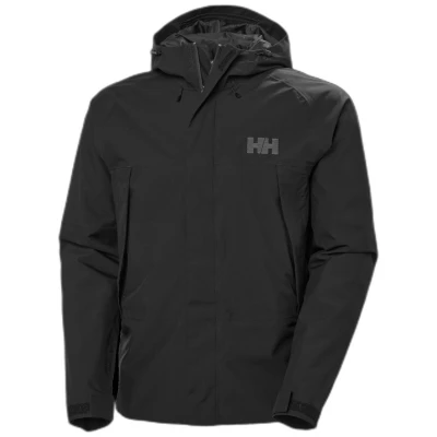 Image de Helly Hansen Homme Banff Shell Jacket Veste de pluie, Noir, S EU