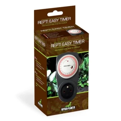 Image de REPTILES PLANET Minuterie mécanique pour éclairage terrarium Repti Easy Timer