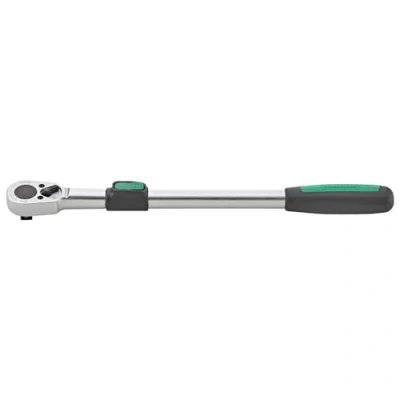 Image de STAHLWILLE 516 Cliquet télescopique 1/2&quot; L commutable, extensible 410 630 mm pour couple élevé Fabriqué en Allemagne