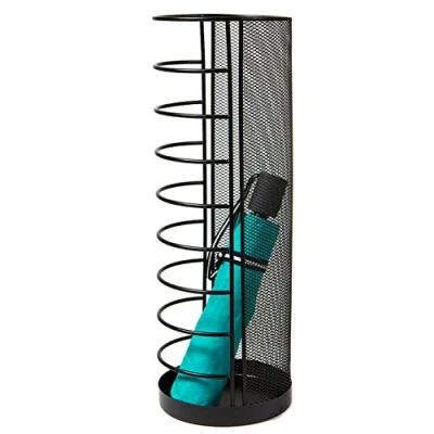 Image de Mind Reader Collection réseau, Porte Parapluie, Organisateur d&#039;entrée Maille métallique, Noir, 5,5&quot; L x W 15,75&quot; H