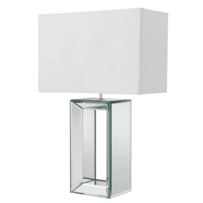 Image de Lampe a poser, 1 lumiere, verre, blanc