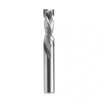 Image de EU_HOZLY Fraise hélicoïdale Up&amp;Down Compression Bit Diamètre de coupe 8 mm, Tige Longueur 25 à queue CNC pour sculpture sur bois, gravure, 1 pièce