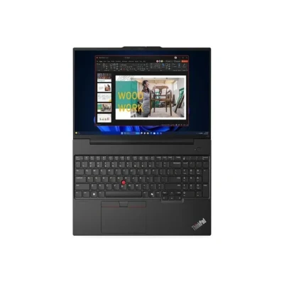 Image de Lenovo ThinkPad E16 AMD Ryzen™ 7 7735HS Ordinateur portable 40,6 cm (16 ) WUXGA 16 Go DDR5 SDRAM 512 SSD Wi Fi 6E (802.11ax) Windows 11 Pro Noir Neuf