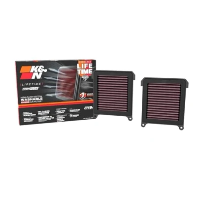 Image de K&amp;N Filters HA 1120 Filtre à air 22mm 125mm 140mm Filtres de longue durée