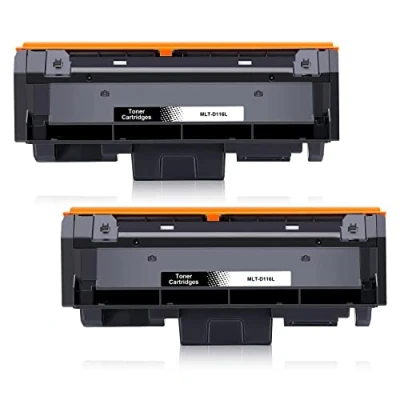Image de D116L MLT Cartouche de Toner Remplacement Compatible pour Samsung Xpress SL M2835DW M2825ND M2825DW M2885FW M2675 M2675FN M2875FD M2625 M2625D M2626 M2626D M2676 M2825 Imprimante (Noir,2 Pack)