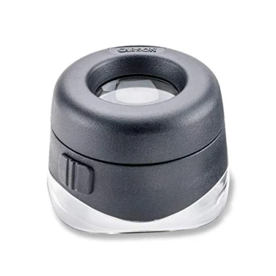 Image de Carson LED VersaLoupe loupe de mise au point d’un grossissement 10x avec fonction éclairage par (LH 50)