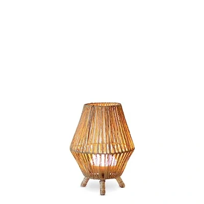 Image de SISINE Lampe à poser sans fil Extérieure Rechargeable avec Télécommande Ø25.5cm H32cm naturel New Garden
