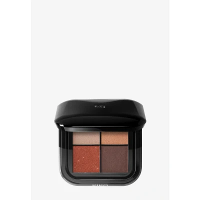 Image de KIKO Milano Bright Quartet Eyeshadow Palette 03 Avec 4 Ombres À Paupières Cuites Pour Utilisation Sèche Et Humide