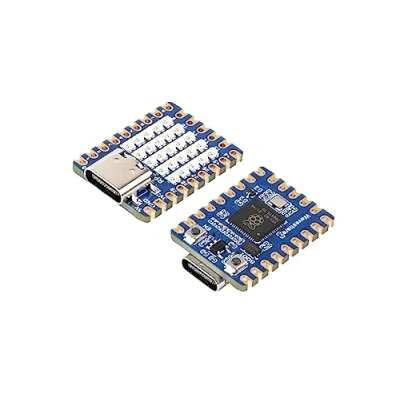 Image de RP2040 RGB LED Matrix MCU Board Basé sur Raspberry Pi Puce Microcontrôleur, Matrice de 5x5 Intégrée pour Affichage d&#039;éclairage Coloré, Support C/C++, MicroPython, Arduino