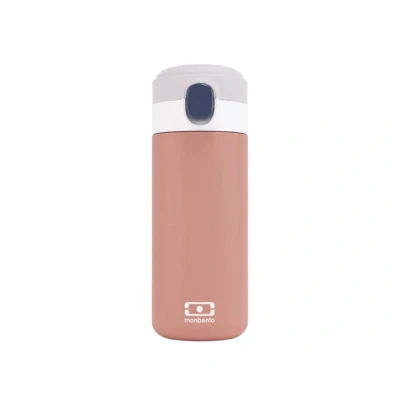 Image de MONBENTO Gourde Isotherme MB Pop rose Moka 360ml Garde au Chaud/Froid jusqu&#039;à 12h Petite Hermétique pour Enfant Ecole/Parc et/ou Adulte à Glisser dans un Sac Main