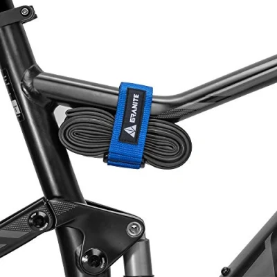 Image de Granite Rockband Mountain Bike Frame Carrier Strap for Tools and Inner Tubes (Bleu), 450mm