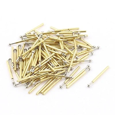Image de sourcing map P75 E2 Diamètre 1,5 mm Longueur 17 embout convexe sonde de test ressort en métal borne 100pcs