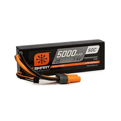 Image de 7,4 V 5000 mAh 2S 50C Smart Hardcase Batterie LiPo : IC5