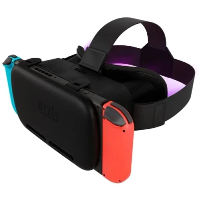 Image de Orzly Casque VR pour Nintendo Switch et OLED Console, de réalité virtuelle 3D Jeux, Lunettes Accessoires édition Coffret Cadeau